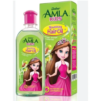 Dabur Amla Kids Nourishing & Softening Hair Oil with Vitamin E - parabens free, paraffin free