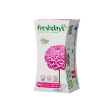 Freshdays Natural Cotton Feel Scented Pantyliners 24 per pack