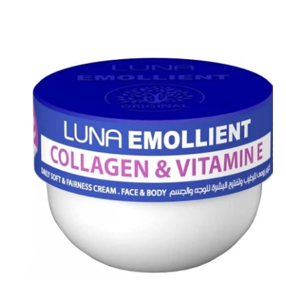 Luna Softening Face & Body Emollient Cream with Collagen & Vitamin E