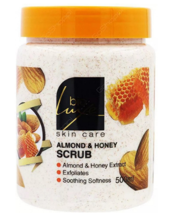Bio Luxe Skin Care Exfoliating Scrub with Almond & Honey Extracts