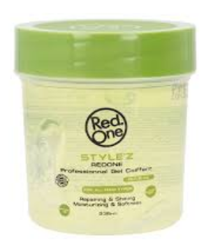 Red One Style'z Repairing, Shining & Moisturizing Professional Styling Gel with Protein for Dry Hair Firm Hold 8 - alcohol free