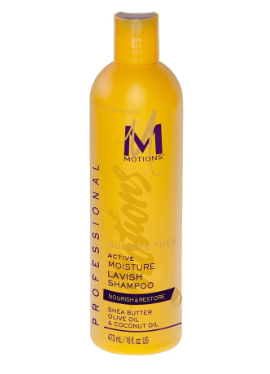 Motions Active Moisture Lavish Shampoo with Shea Butter, Argan & Coconut Oil - sulfate free, parabens free, gluten free