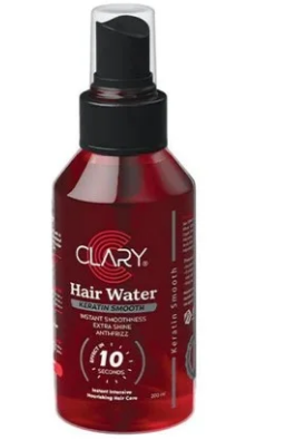 Clary Anti-Frizz Nourishing Keratin Smooth Hair Water