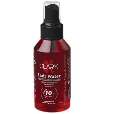 Clary Anti-Frizz Nourishing Keratin Smooth Hair Water