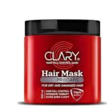 Clary Triple Action Hair Fall Control Mask with Procapil for Dry & Damaged Hair - sulfate free, parabens free, silicone free