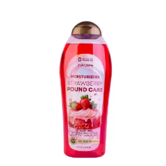 Ever Pure Moisturizing Creamy Body Wash Strawberry Pound Cake Scent for Sensitive Skin - parabens free, sulfate free, animal testing free
