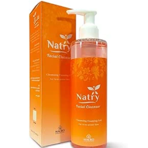Natry Foaming Gel Facial Cleanser for Acne-Prone Skin