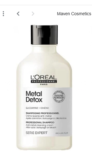 L'Oreal Metal Detox Professional Shampoo with Glicoamine & Ionene