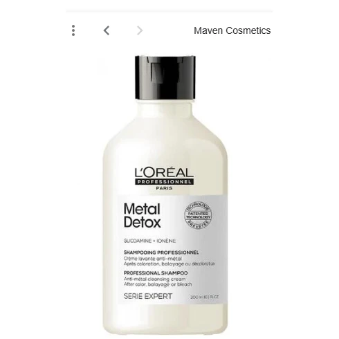 L'Oreal Metal Detox Professional Shampoo with Glicoamine & Ionene