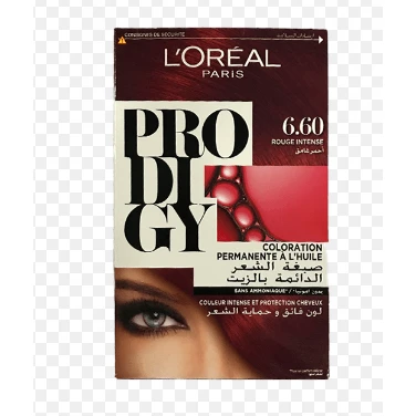 L'Oreal Prodigy Permanent Oil Hair Color Intense Red 6.60 - ammonia free