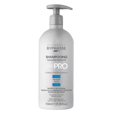 Byphasse Pro Redefining & Restoring Shampoo with Wheat Protein for Curly Hair
