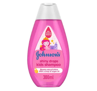 Johnson's Baby Shiny Drops Kids Shampoo with Argan Oil - dye free, alcohol free, parabens free