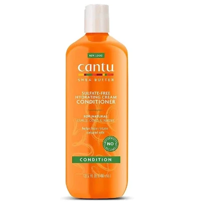 Cantu Hydrating Cream Conditioner with Shea Butter for Natural, Curly & Wavy Hair - sulfates free, parabens free, mineral oil free