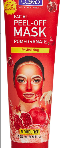 Cosmo Revitalizing Peel-Off Facial Mask with Pomegranate - alcohol free, animal testing free