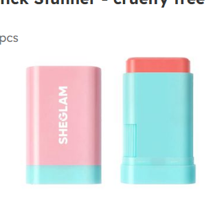 Sheglam Glass Glow Blush Stick Stunner - cruelty free