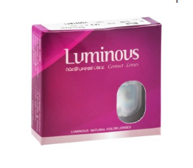 Luminous Sterile Monthly Color Contact Lenses Blue 0
