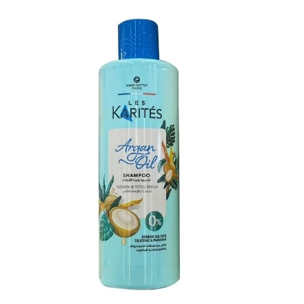 Les Karites Nourishiung & Total Repairing Shampoo with Argan Oil - sodium sulfate free, silicone free & parabens free