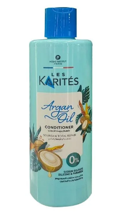 Les Karites Nourishing & Total Repairing Hair Conditioner with Argan Oil - sodium sulfate free, silicone free, parabens free