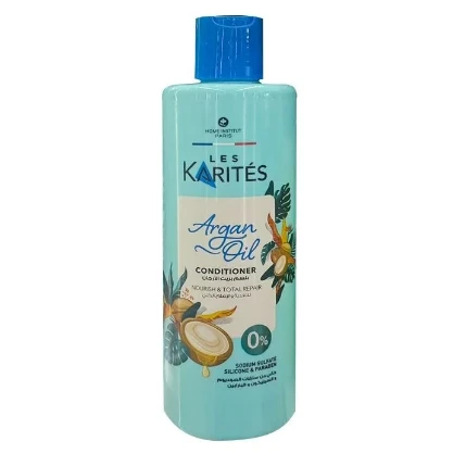 Les Karites Nourishing & Total Repairing Hair Conditioner with Argan Oil - sodium sulfate free, silicone free, parabens free