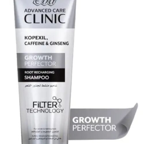 Eva Advanced Care Clinic Growth Perfector Root Charging Shampoo with Kopexil, Caffeine & Ginseng for Weak & Falling Hair - sulfate hair, silicone free, parabens free