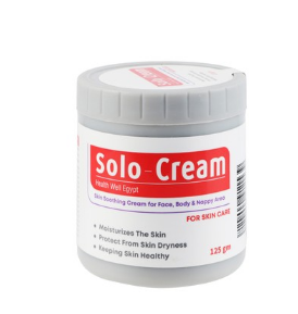 Solo Skin Soothing, Moisturizing & Protecting Cream for Face, Body & Nappy Area