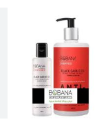Bobana Extra Strengthening Shampoo with Black Garlic Oil (400ml) & Free Extra Strengthening Conditioner with Black Garlic Oil (100ml) for Weak & Thin Hair - silicone free, parabens free, sulfate free - شامبو بوبانا المقوي للغاية بزيت الثوم الأسود (400 مل) وبلسم مقوي للغاية مجاني بزيت الثوم الأسود (100 مل) للشعر الضعيف والخفيف - خالٍ من السيليكون والبارابين والكبريتات
