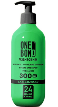One Bond 24H pH Balanced Body Wash for Men - alcohol free, parabens free, sulfate free