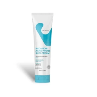Vacation Acnacidol Hypoallergenic Purifying & Calming Facial Cream with Tea Tree Oil, Vitamins C & A for Acne-Prone Skin - non comedogenic