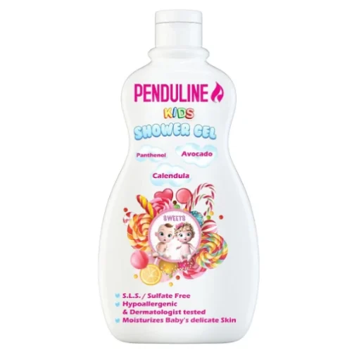 Penduline Kids Hypoallergenic Moisturizing Shower Gel with Panthenol, Avocado & Calendula Extract - SLS free, tear free, sulfate free