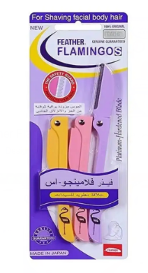 Feather Flamingo S Assorted Face Shavers