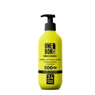 One Bond 24H Deodorizing, Antifungal & Anti-Itching Intimate Wash for Men - alcohol free, parabens free, sulfate free