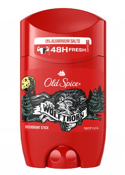 Old Spice Wolfthorn 48H Freshening Deodorant Stick Wild Citrus Scent - alumium salts free