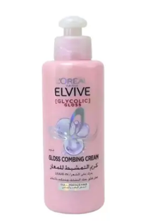 L'Oreal Elvive Gloss Combing Leave-In Cream with Glycolic Acid for Dull & Porous Hair