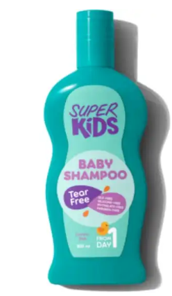 Super Kids Hypoallergenic Baby Shampoo Honey & Milk Scent - sulfate free, silicones free, parabens free