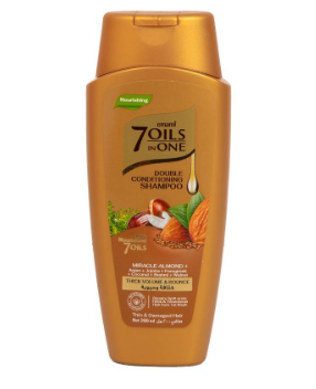 Emami 7 Oils in One Nourishing, Repairing & Anti-Split Ends Conditioner with Miracle Almond, Argan & Jojoba for Thin & Damaged Hair - parabens free, phthalate free, cruelty free