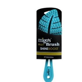 Migo's Shine Boost Red Leaf Shaped Hair Styling Brush