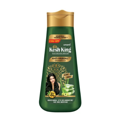 Kesh King Anti-Hair Fall Shampoo with Aloe & 21 Ayurvedic Herbs