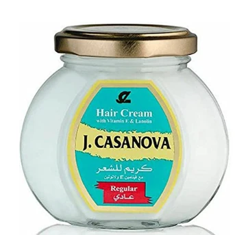 J.Casanova Regular Hair Cream with Vitamin E & Lanolin