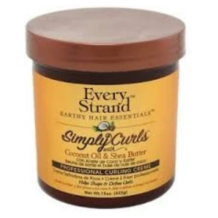 Every Strand Simply Curls Defining Hair Cream with Shea & Coconut Oil - parabens free, sulfates free, synthetic dyes free
