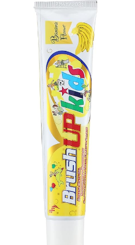 Brush Up Minty Gel Kids Toothpaste Banana Flavor