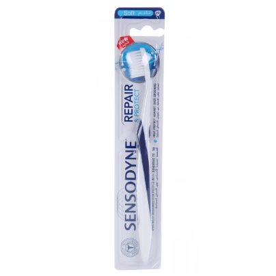 Sensodyne Advanced Repair & Protect Green & White Soft Toothbrush for Sensitive Teeth