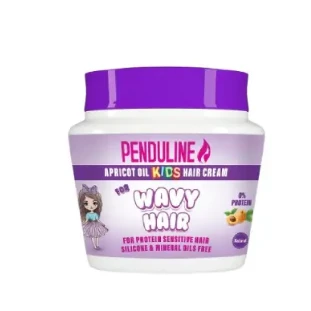 Penduline Kids Hair Cream with Apricot Oil for Wavy & Sensitive Hair - silicone free, mineral oil free, parabens free