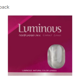 Luminous Monthly Color Contact Lenses Crystal
