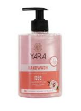 Yara Soothing Liquid Hand Wash Rose Scent - parabens free, alcohol free, petrolatum free