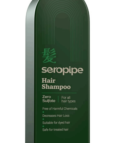 Seropipe Anti-Hair Loss Shampoo for All Hair Types - sulfate free, harmful chemicals