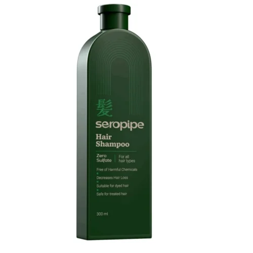 Seropipe Anti-Hair Loss Shampoo for All Hair Types - sulfate free, harmful chemicals