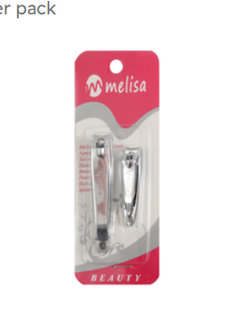 Melisa Stainless Steel Deluxe Nail Clipper Set