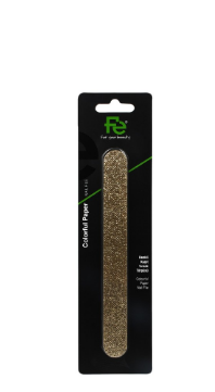 Fe Golden Glittered Paper Nail File