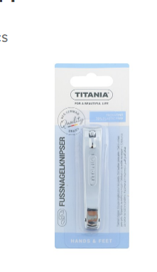 Titania Silver Nail Clipper