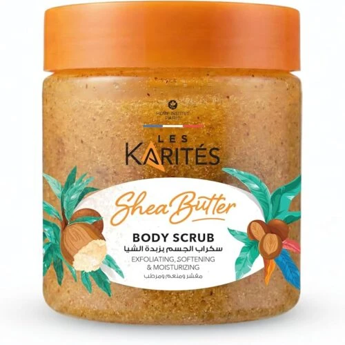 Les Karites Exfoliating, Softening & Moisturizing Body Scrub with Shea Butter - parabens free